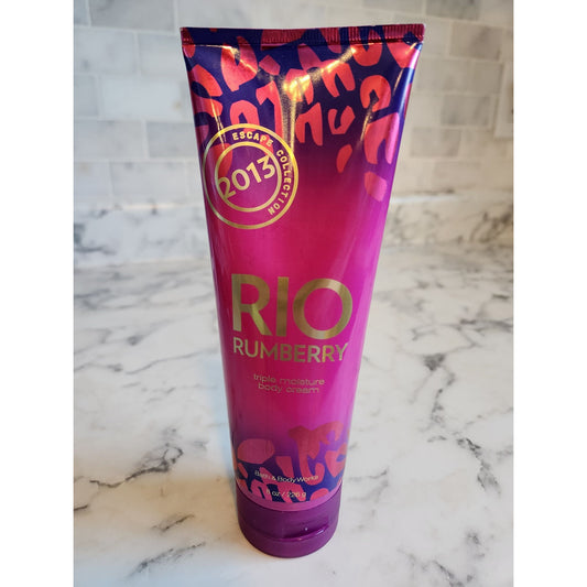 Bath & Body Works Rio Rumberry Triple Moisture Body Cream 2013 Escape Collection