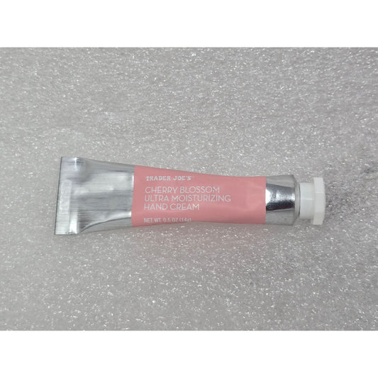 Trader Joes Cherry Blossom Ultra Moisturizing Hand Cream 0.5 Oz Travel Size