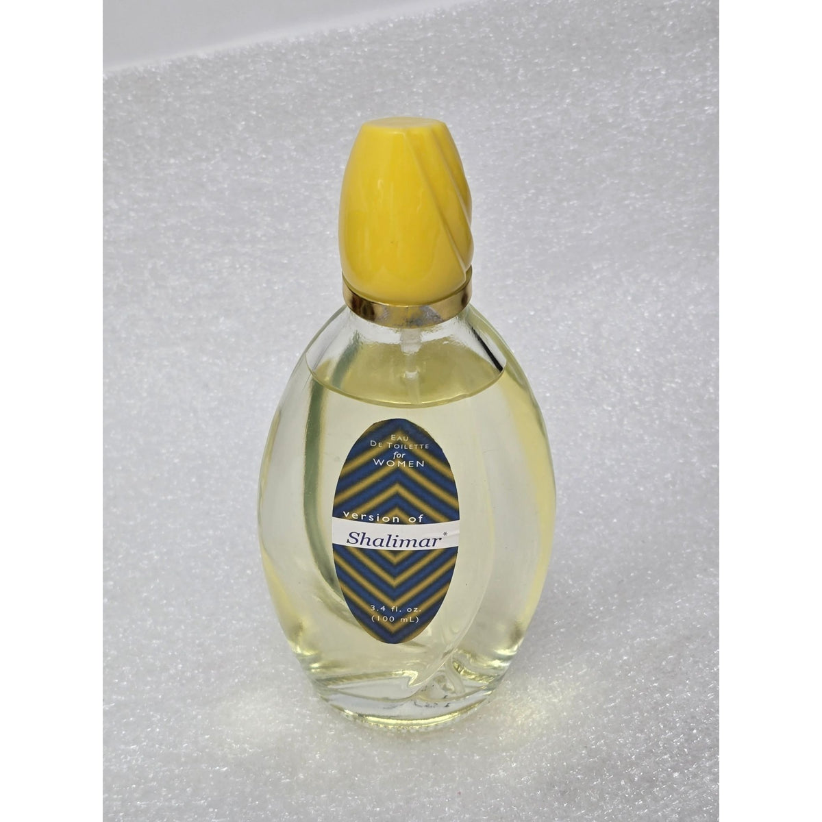 Version Of Shalimar Eau De Toilette Perfume for Women 3.4 Oz 100 Ml Yellow Cap