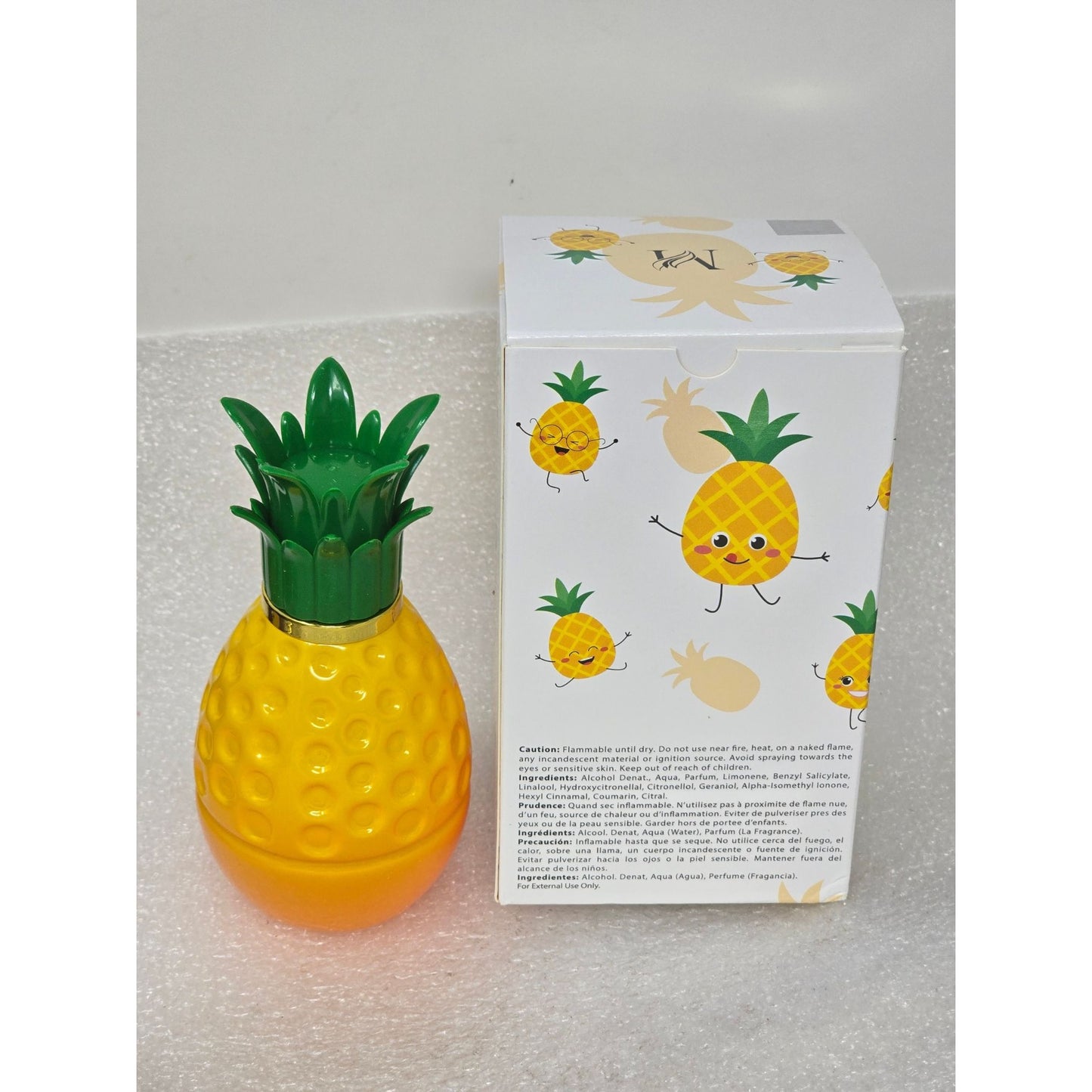 Mirage Brands Kimberly's Tropical Pineapple Eau De Parfum Fun Pineapple Bottle