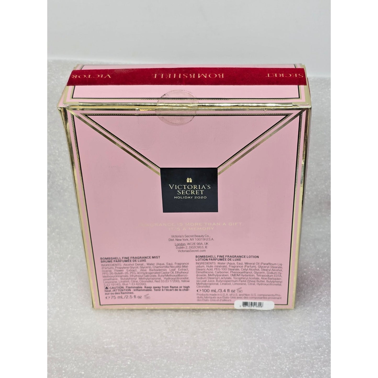 Victoria's Secret Bombshell Holiday 2020 Gift Set Fine Fragrance Mist & Lotion