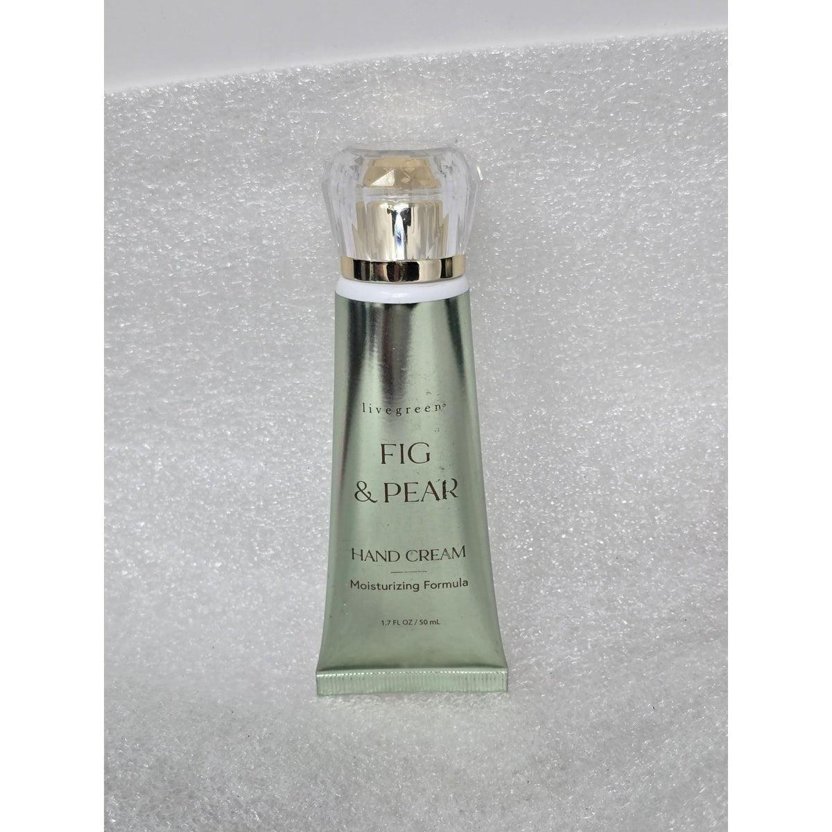 Livegreen Fig & Pear Hand Cream 1.7 Oz Moisturizing Rich Texture Soft & Smooth