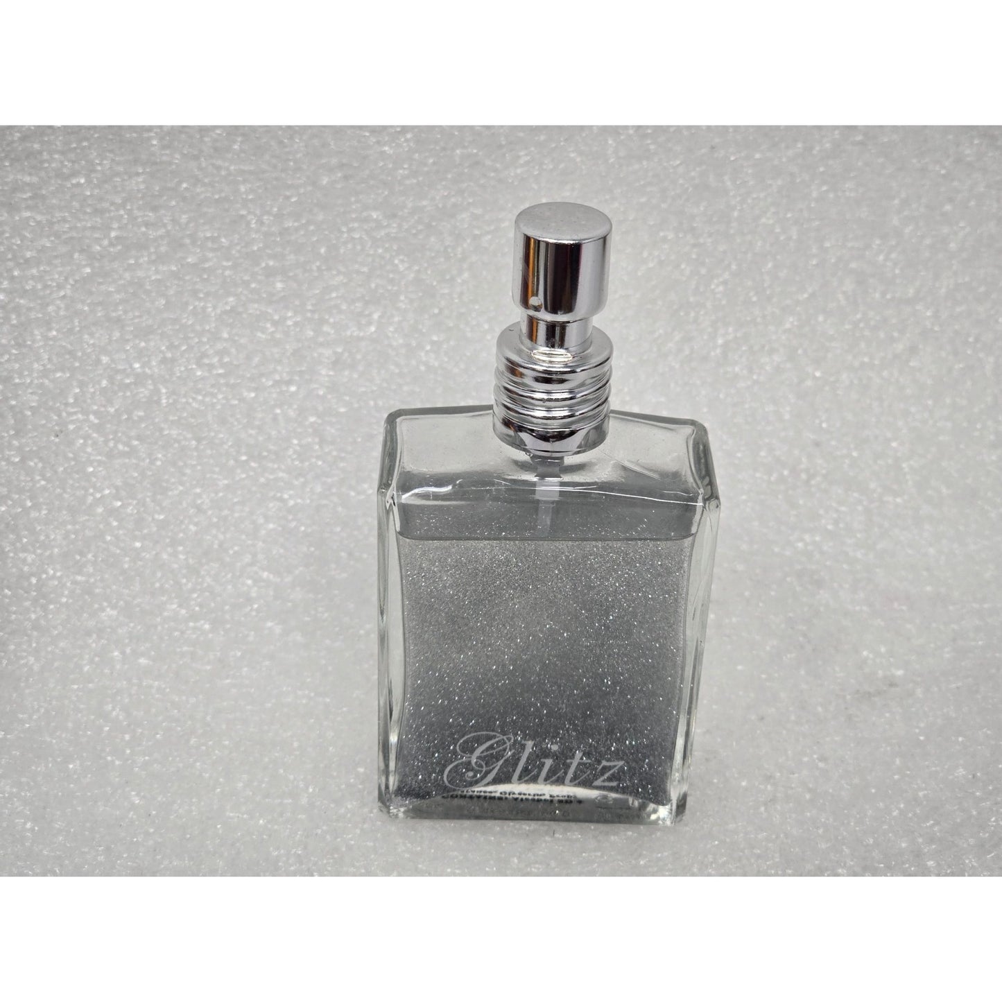 Glitz Soular Therapy Shimmer Perfume Spray 60 ml 2 oz Silver Glitter Effect