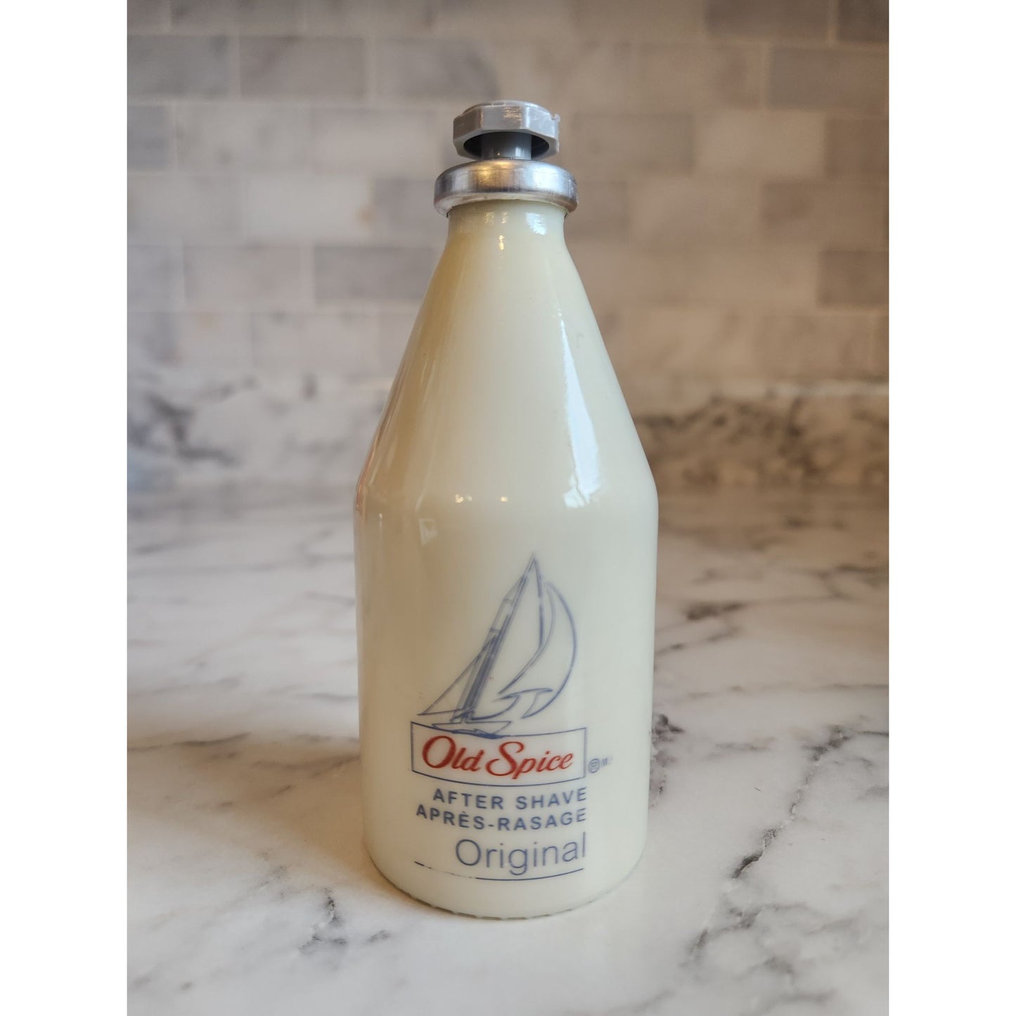 Old Spice Original After Shave Cologne 2.5 Fl Oz Vintage Glass Bottle