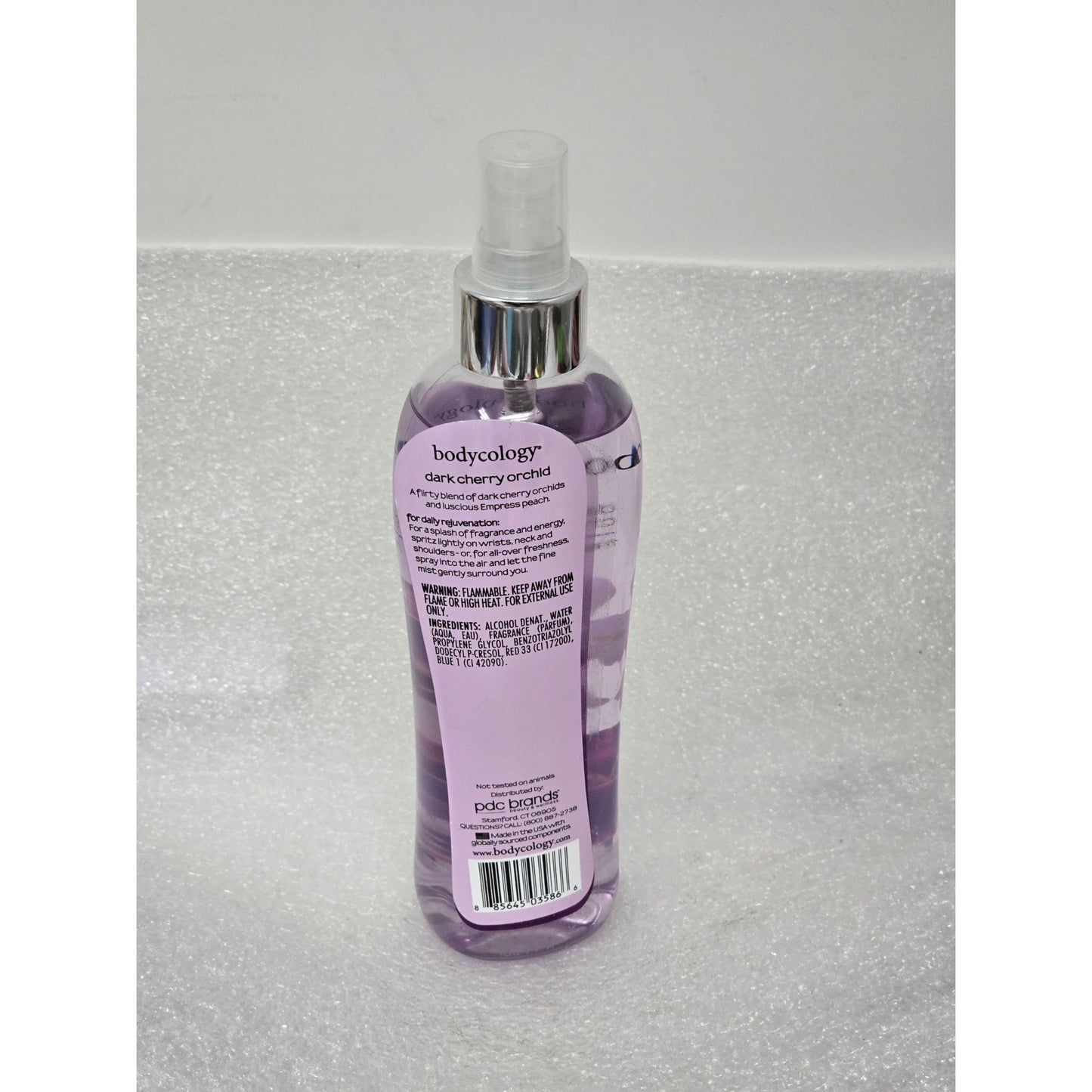 Bodycology Dark Cherry Orchid Fragrance Mist 8 Fl Oz Floral & Fruity Scent
