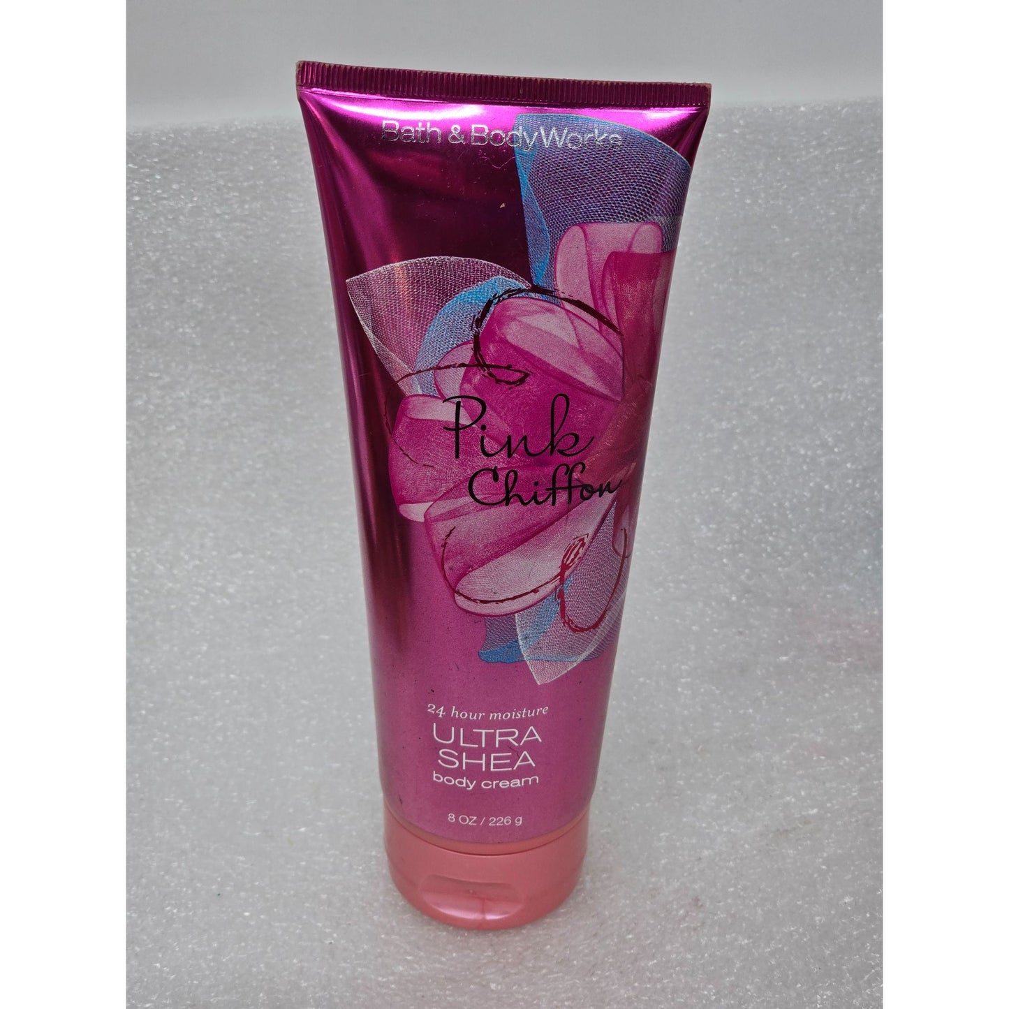 Bath & Body Works Pink Chiffon Ultra Shea Body Cream 8 Oz Signature Collection