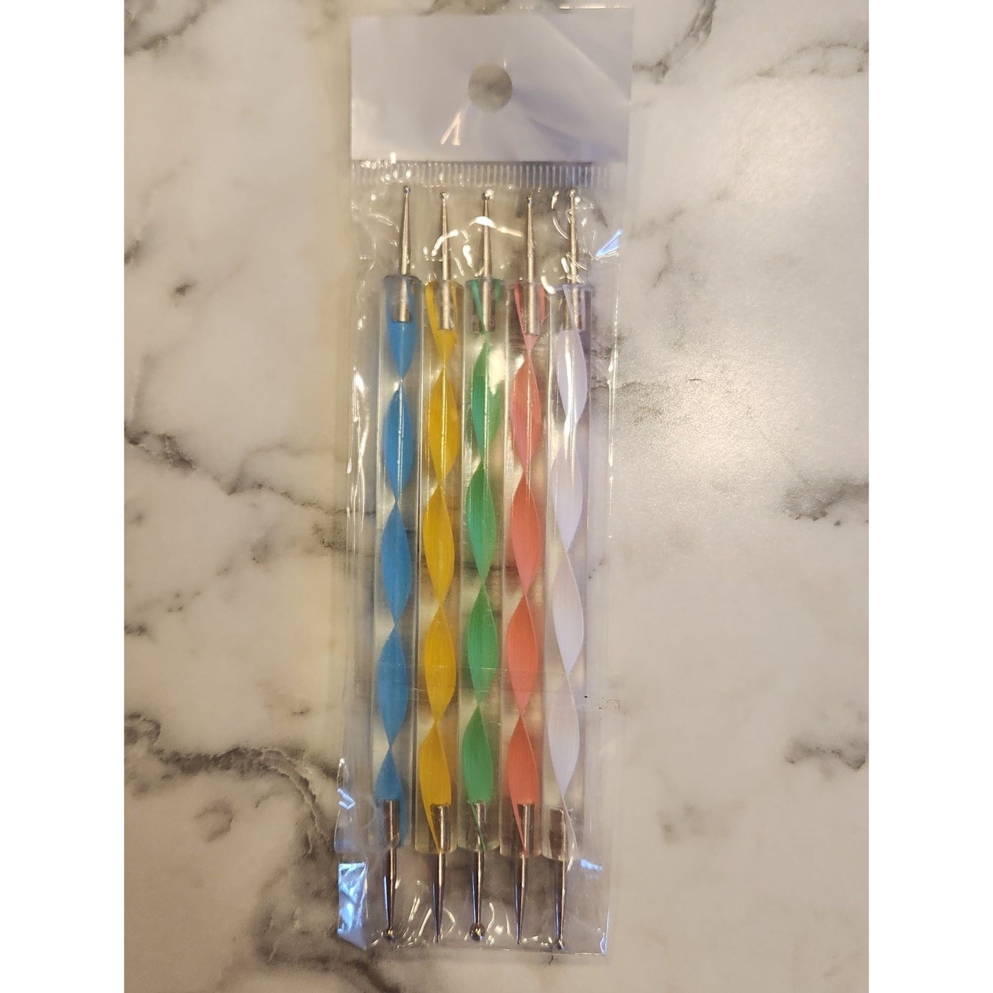 Double-Ended Nail Art Tip Dotting Pen Stick Tools Set
