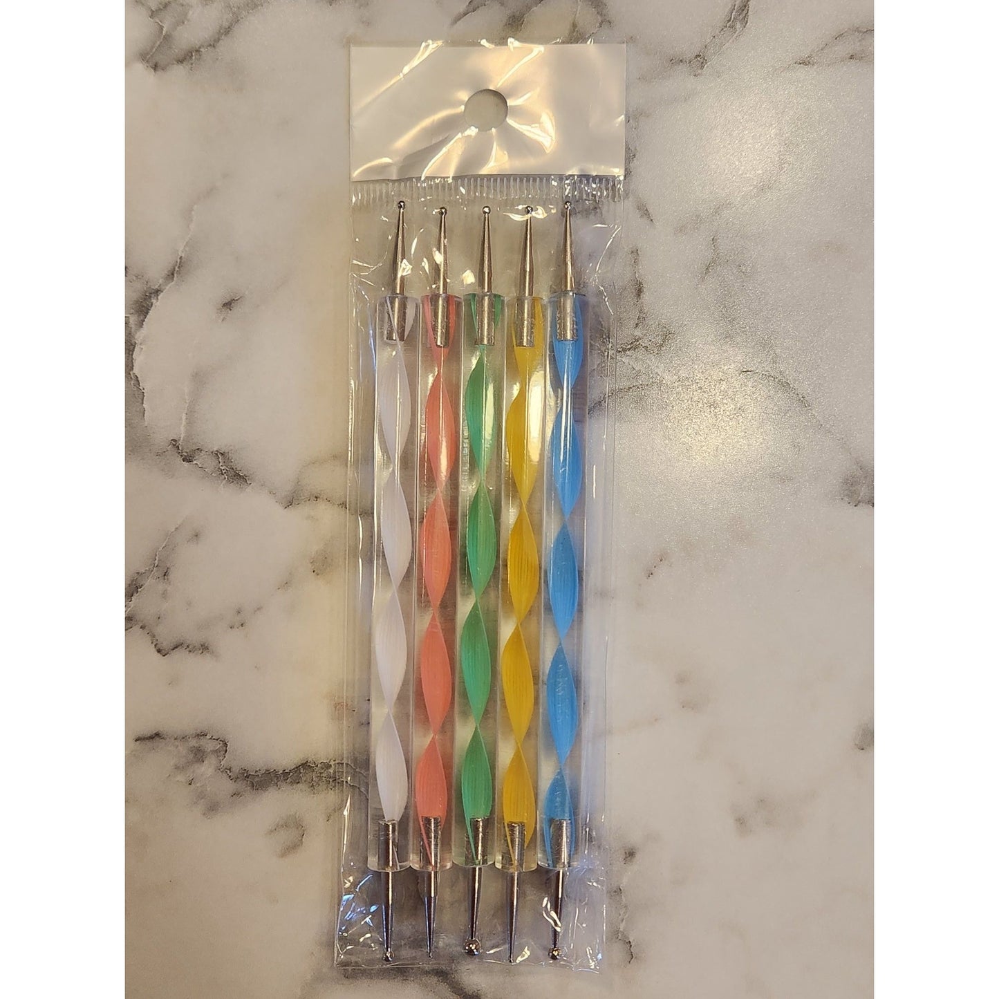 Double-Ended Nail Art Tip Dotting Pen Stick Tools Set