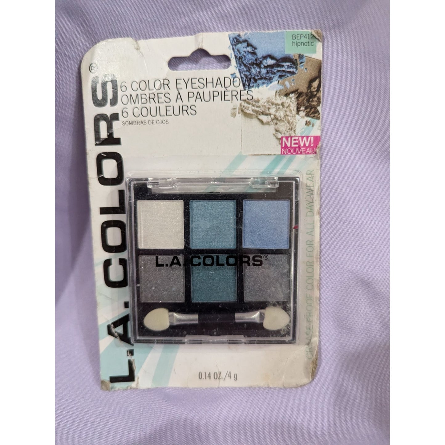 L.A. Colors 6 Color Eyeshadow Palette BEP412 Hipnotic