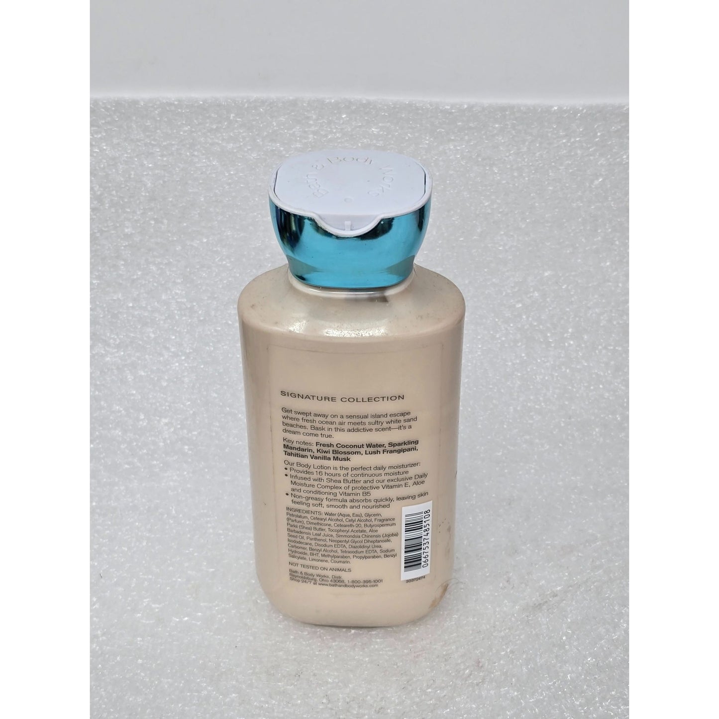 Bath & Body Works Tahiti Island Dream Shea & Vitamin E Body Lotion Signature