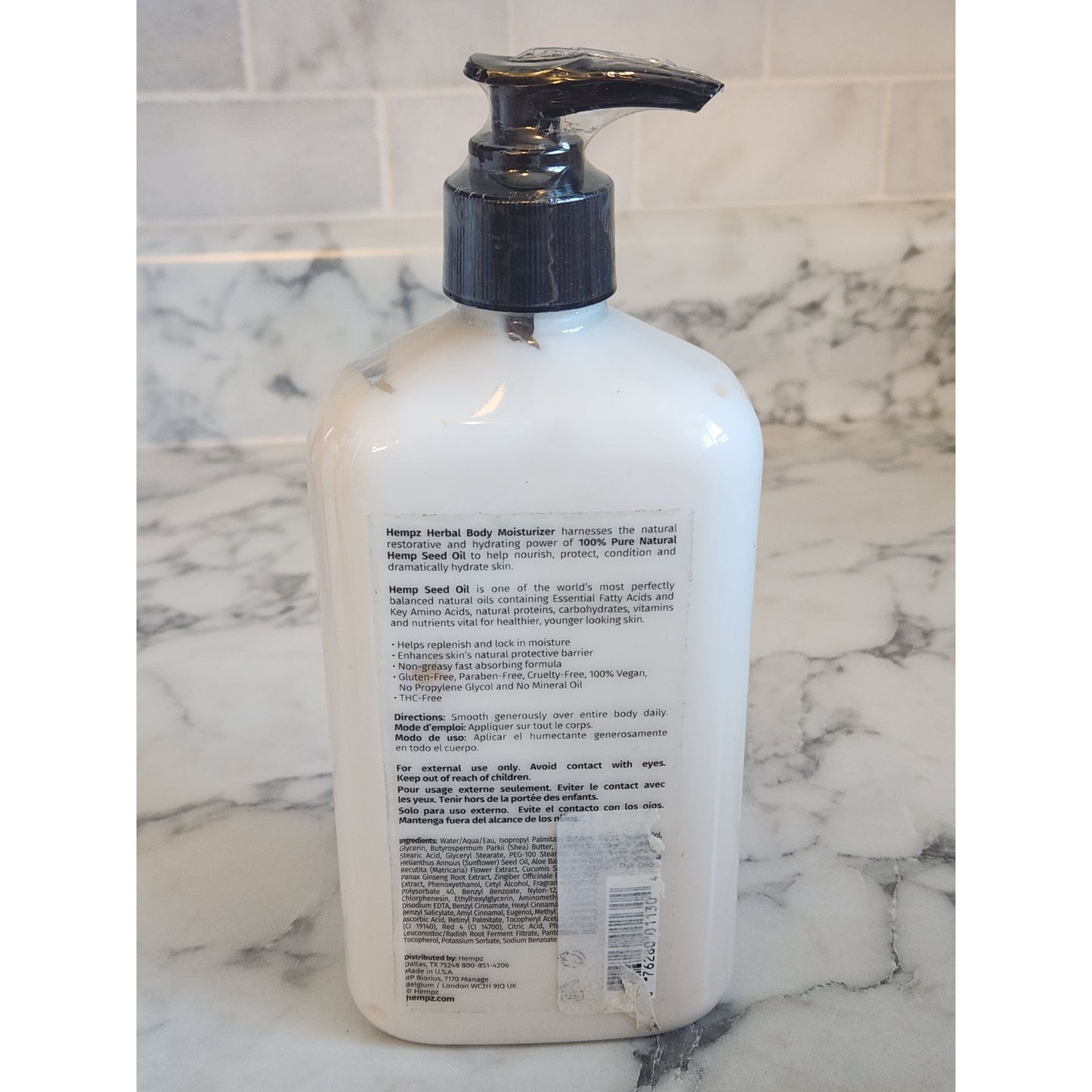 Hempz Original Herbal Body Moisturizer 17 Fl Oz Sealed Hydrate & Nourish