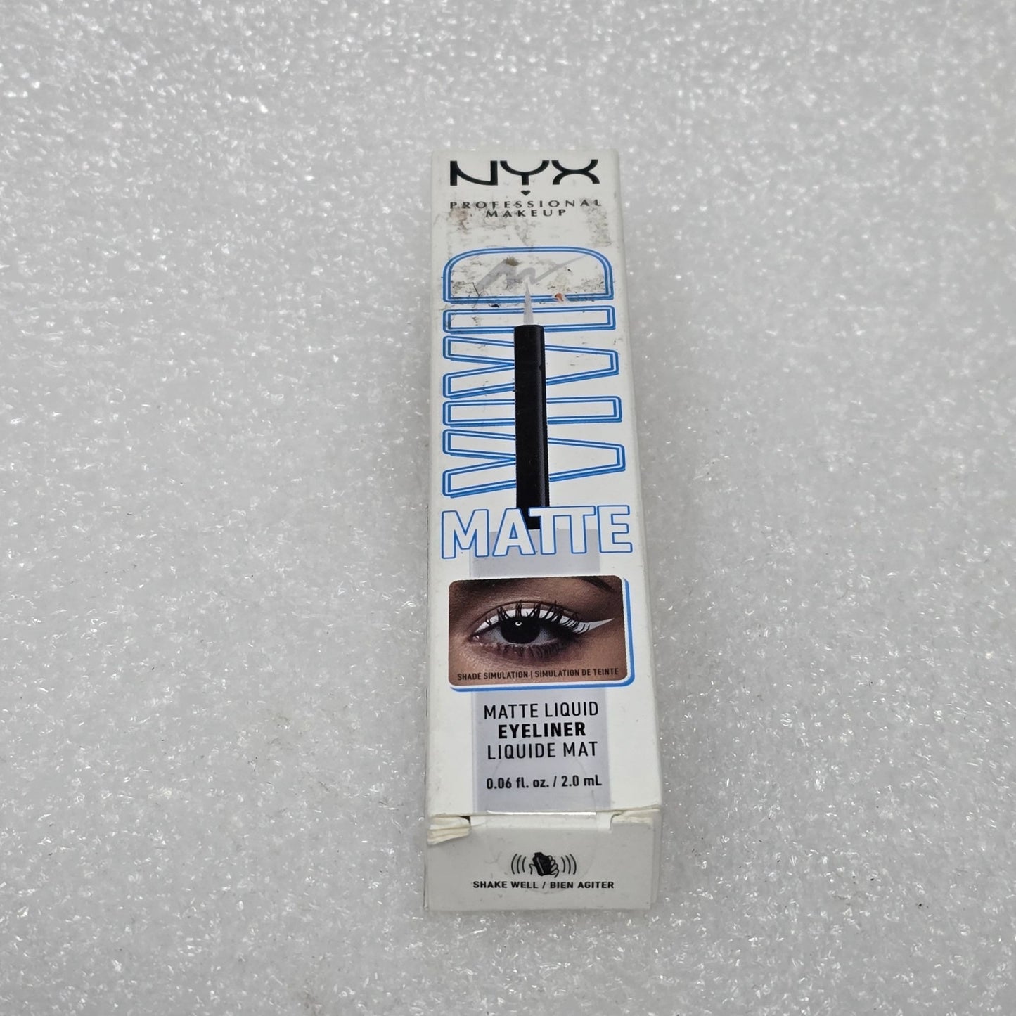 NYX Vivid Matte Liquid Eyeliner White 0.06 Fl. Oz VMLL02