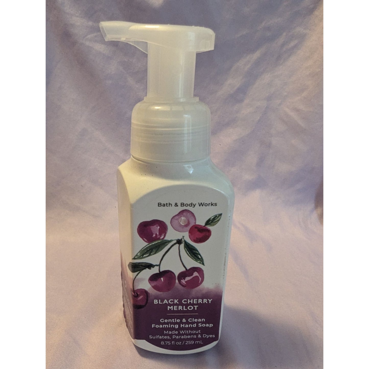 Bath & Body Works Black Cherry Merlot Foaming Hand Soap 8.75 Oz Gentle & Clean