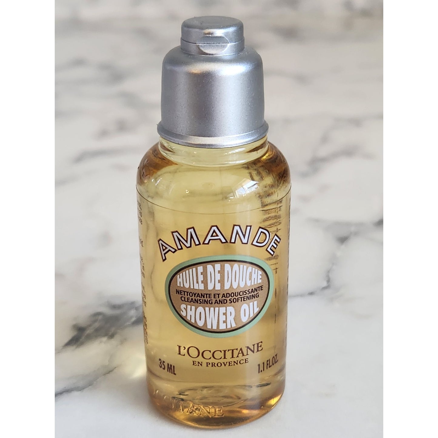 L'Occitane Almond Shower Oil 35ml Cleansing & Softening Travel Size