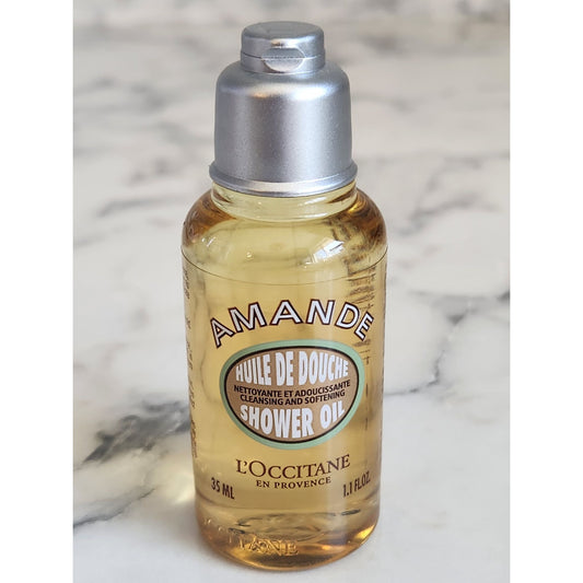 L'Occitane Almond Shower Oil 35ml Cleansing & Softening Travel Size