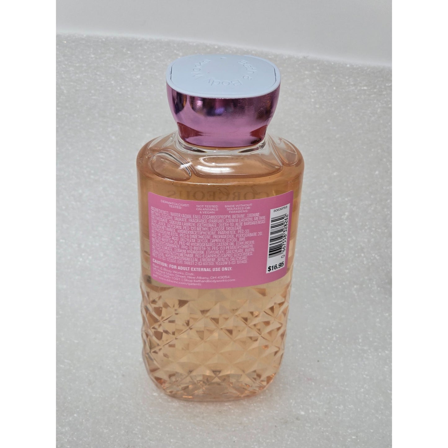 Bath & Body Works Gingham Gorgeous Body Wash With Vitamin E & Aloe 10 Fl Oz