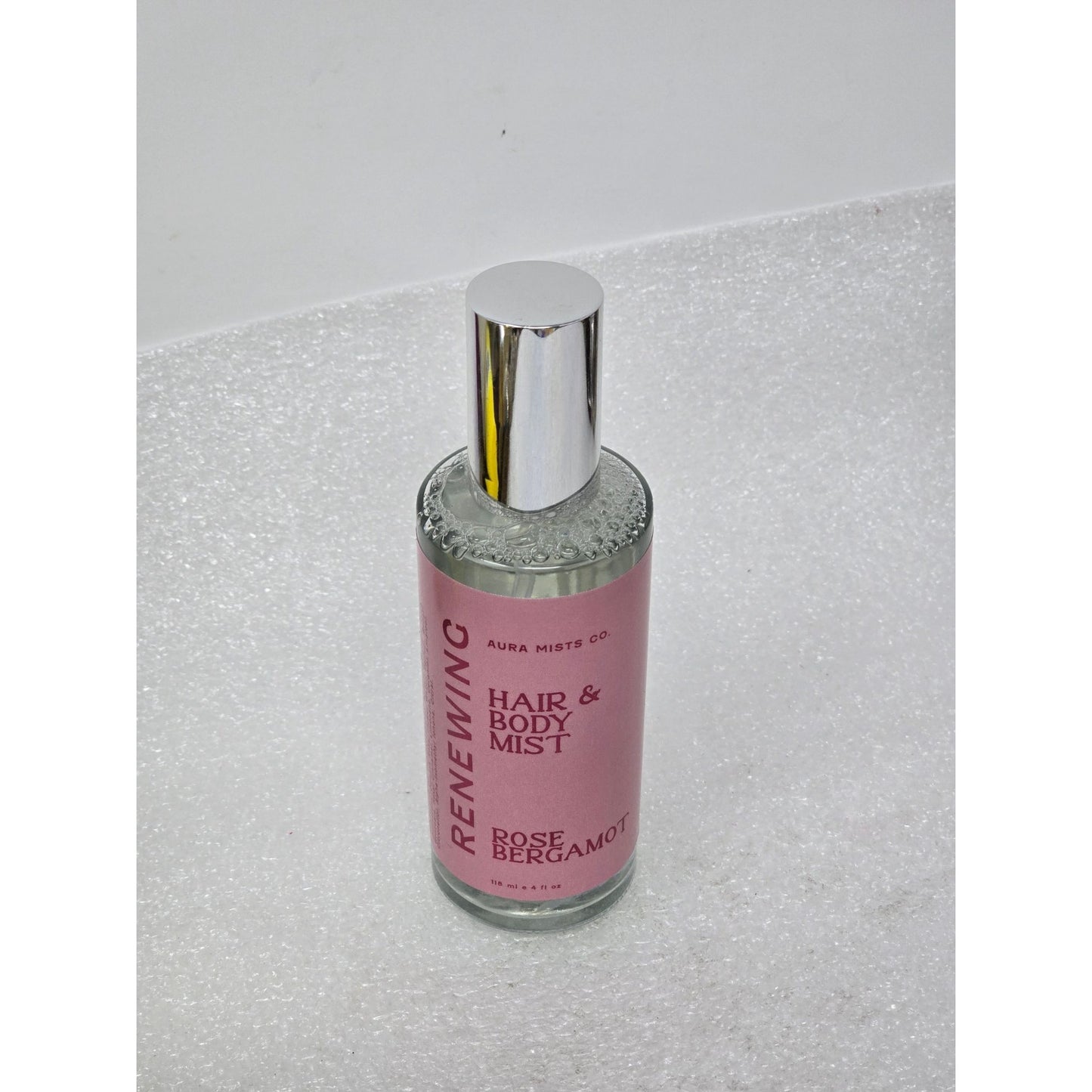 Renewing Aura Mists Co. Hair & Body Mist Rose Bergamot For Hydration & Freshness