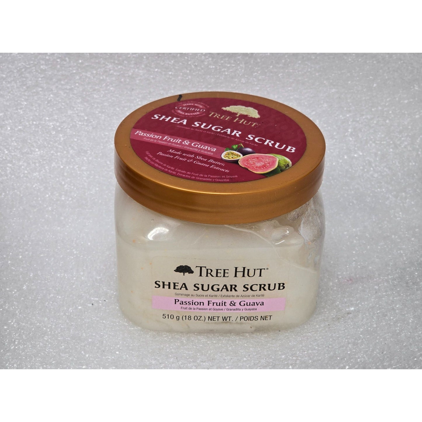 Tree Hut Shea Sugar Scrub Passion Fruit & Guava 18 Oz Exfoliating