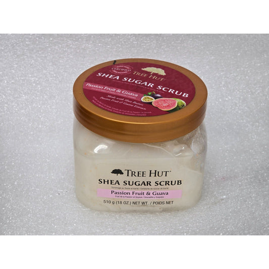 Tree Hut Shea Sugar Scrub Passion Fruit & Guava 18 Oz Exfoliating