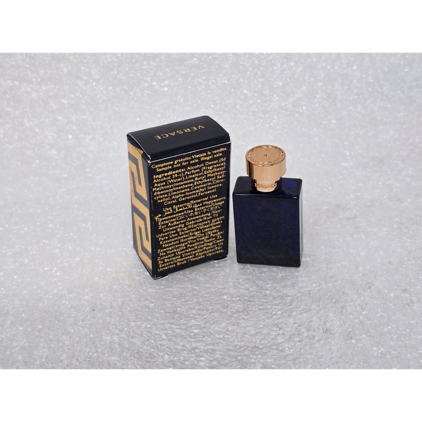 Versace Pour Homme Dylan Blue Mini Eau De Toilette .17oz Travel Size Fragrance
