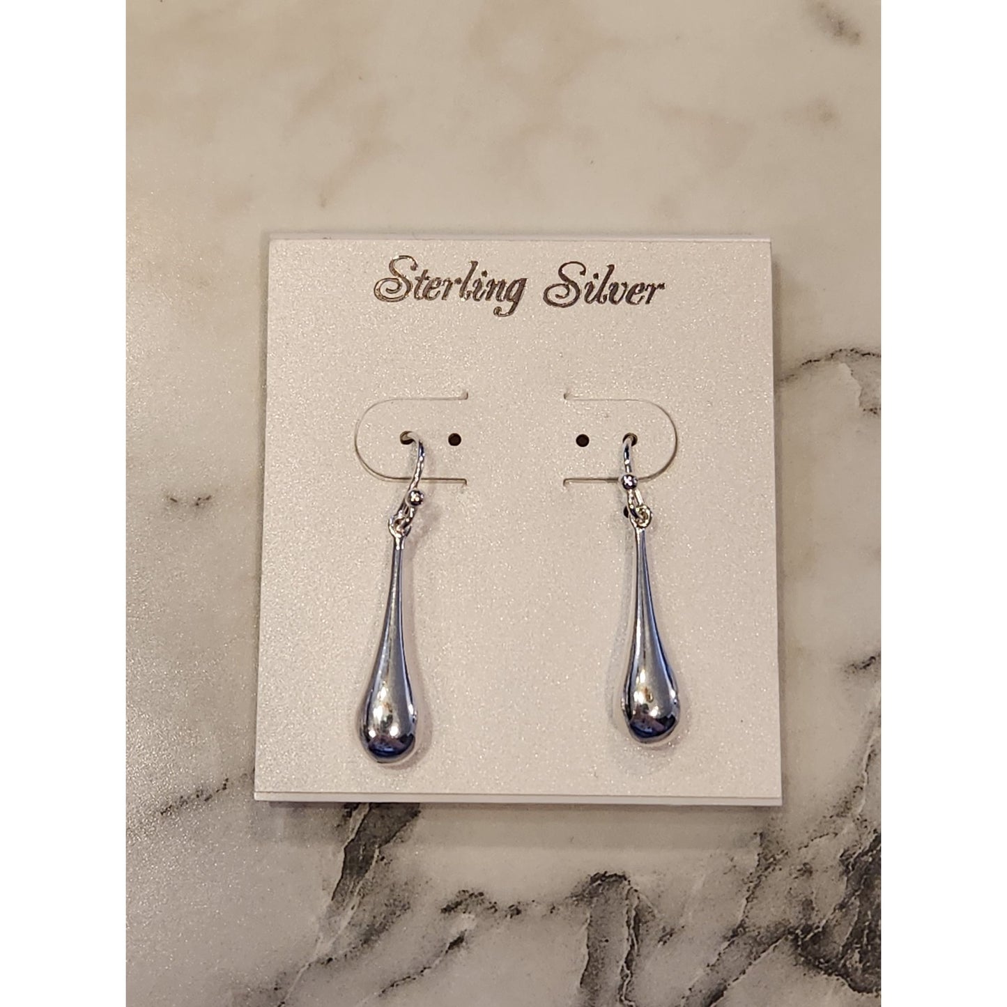 Sterling Silver Teardrop Earrings For Women