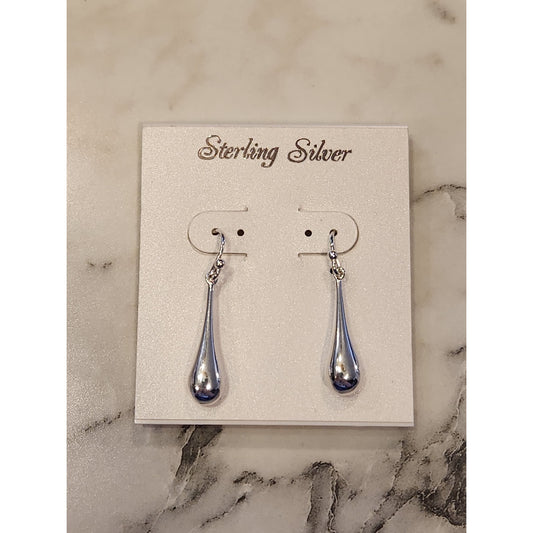 Sterling Silver Teardrop Earrings For Women