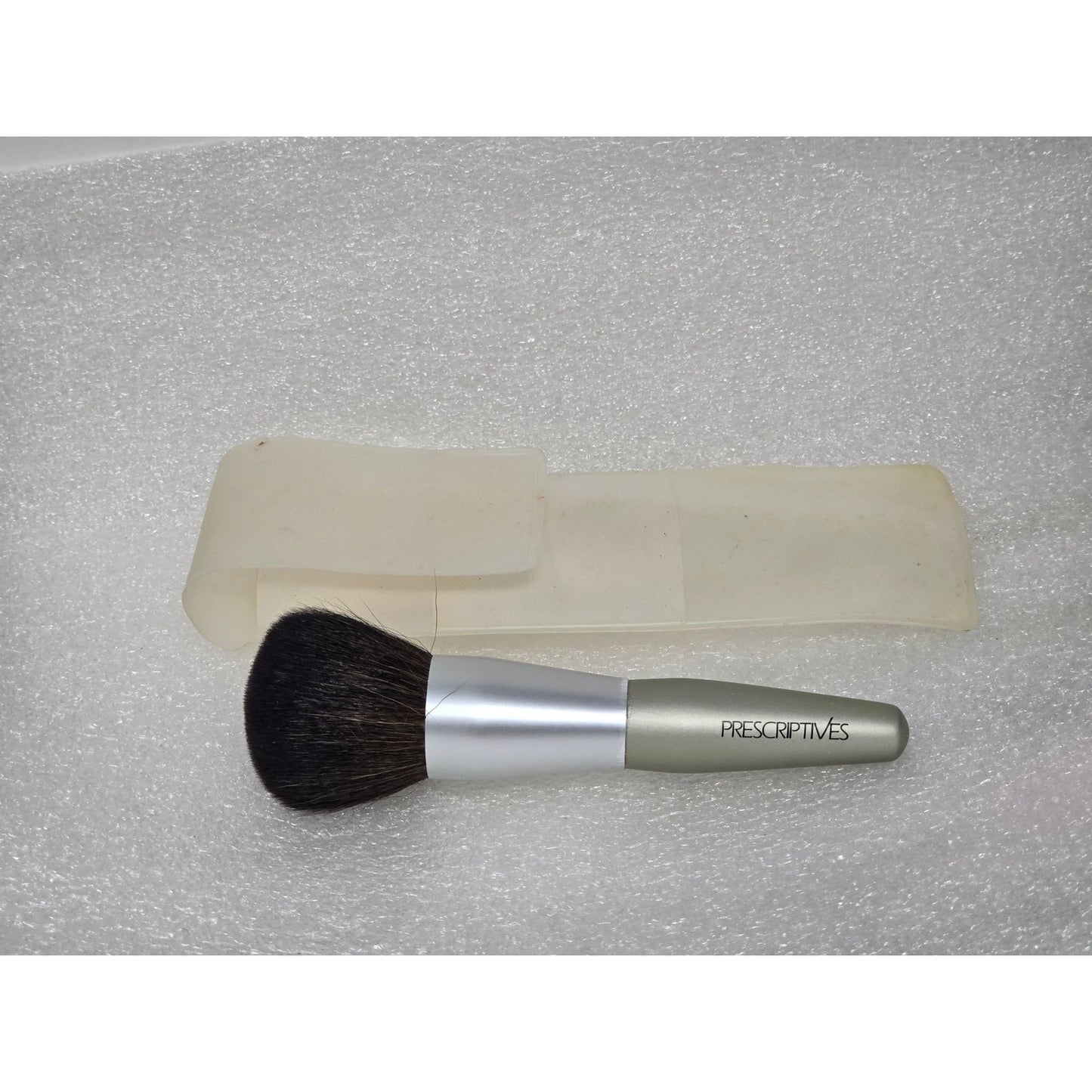 Prescriptives Round Buff Brush With Protective Case For Makeup Application HTF