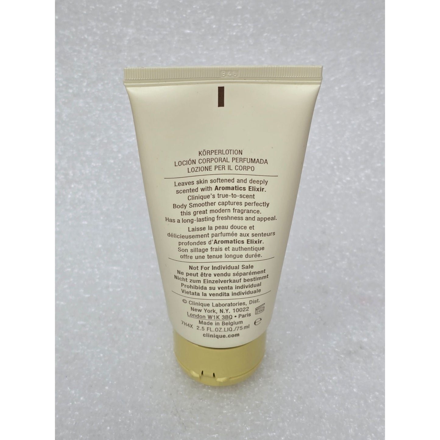 Aromatics Elixir Body Smoother Moisturizing Lotion 2.5 Oz By Clinique