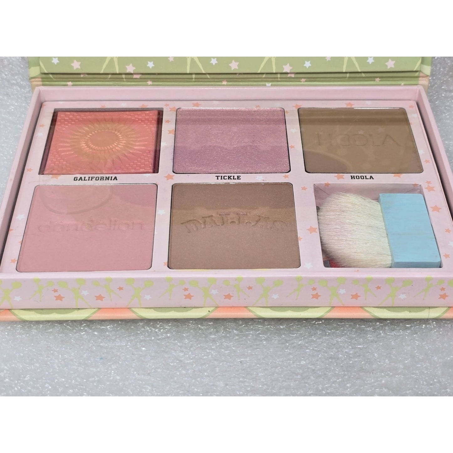 Benefit Cheekleaders Pink Squad Face Palette Blush Bronze & Highlight Set