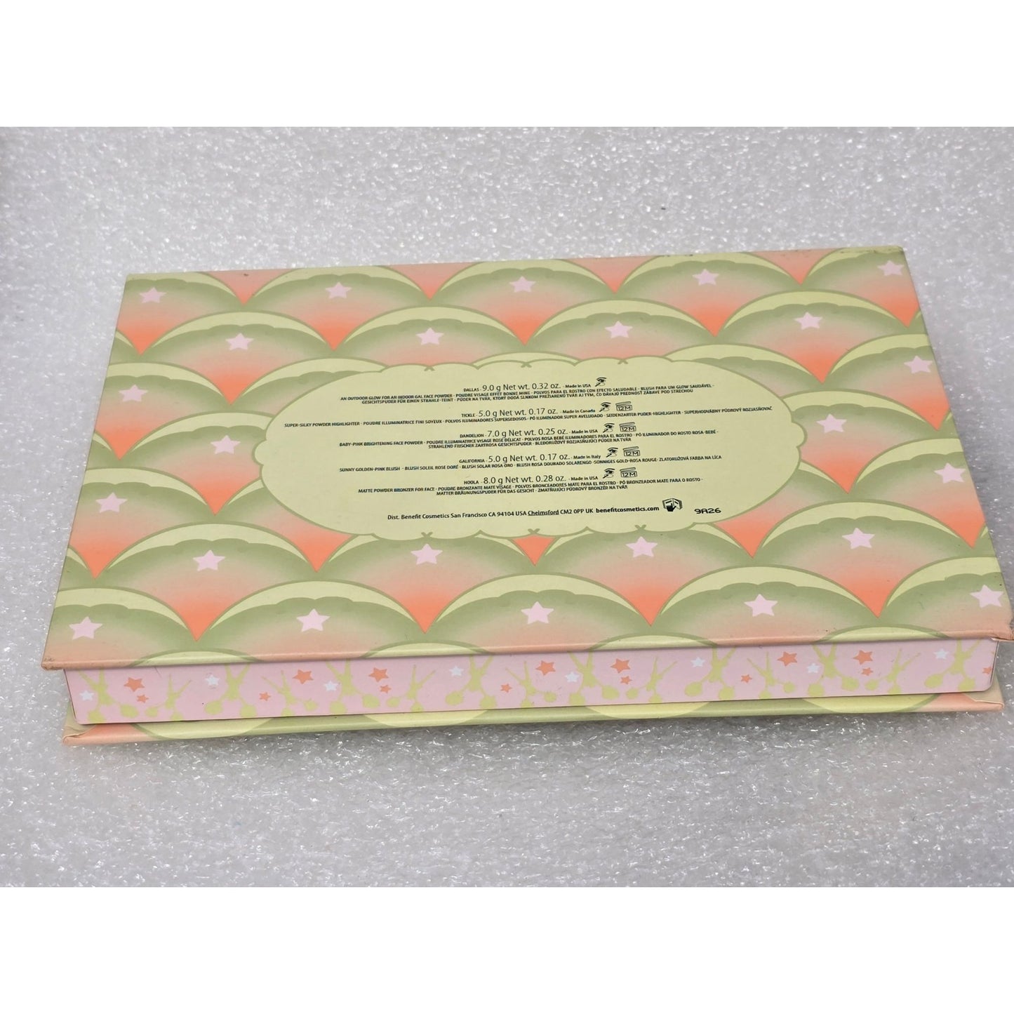 Benefit Cheekleaders Pink Squad Face Palette Blush Bronze & Highlight Set