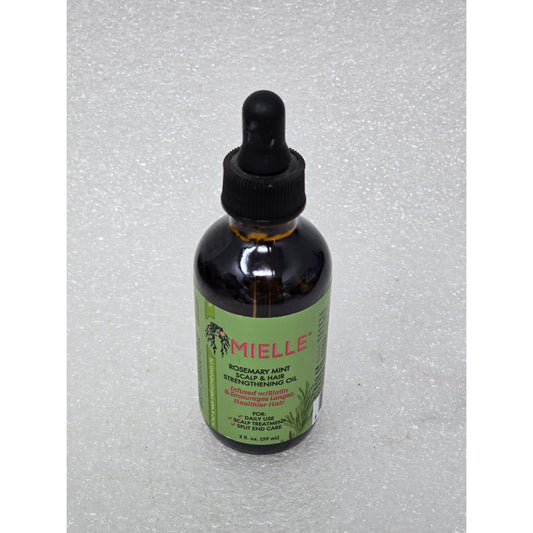Mielle Rosemary Mint Scalp & Hair Strengthening Oil Infused For All Hair Types
