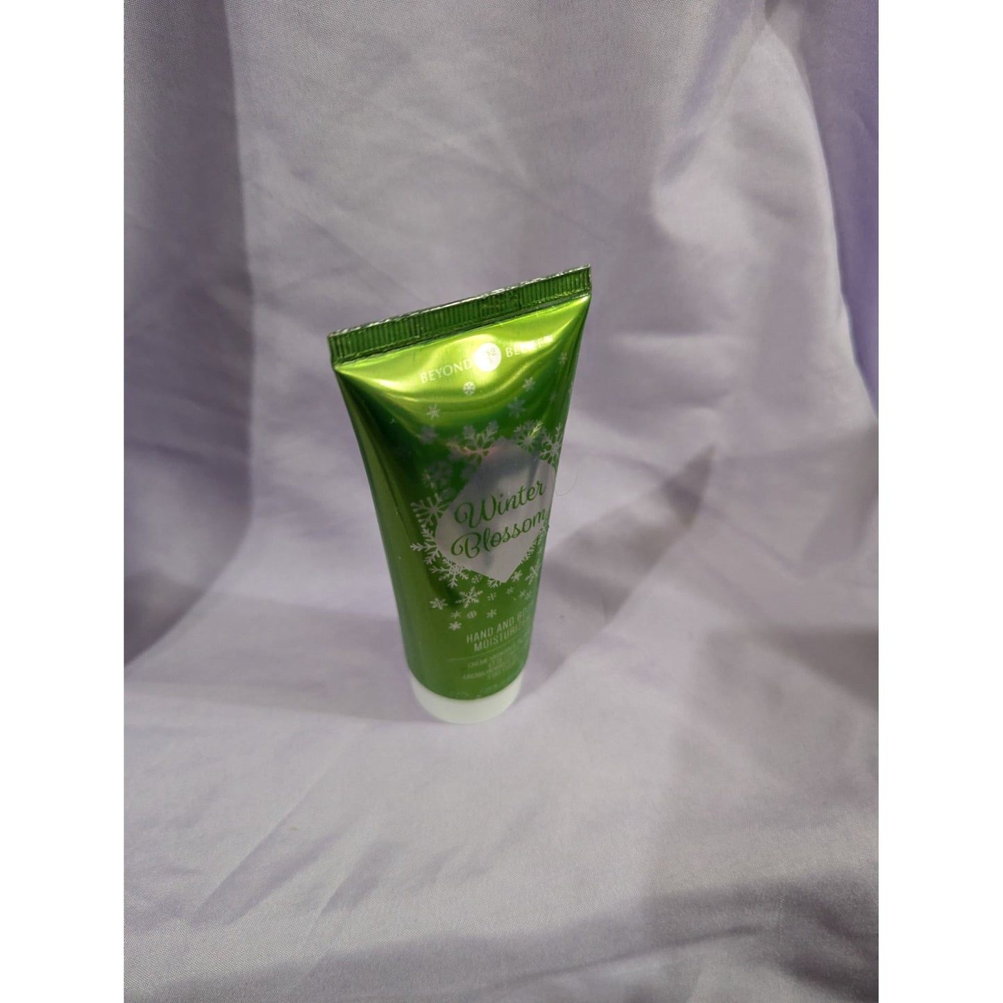 Beyond Belief B2 Winter Blossom Hand & Body Moisturizer 2.25 Oz Green Tube