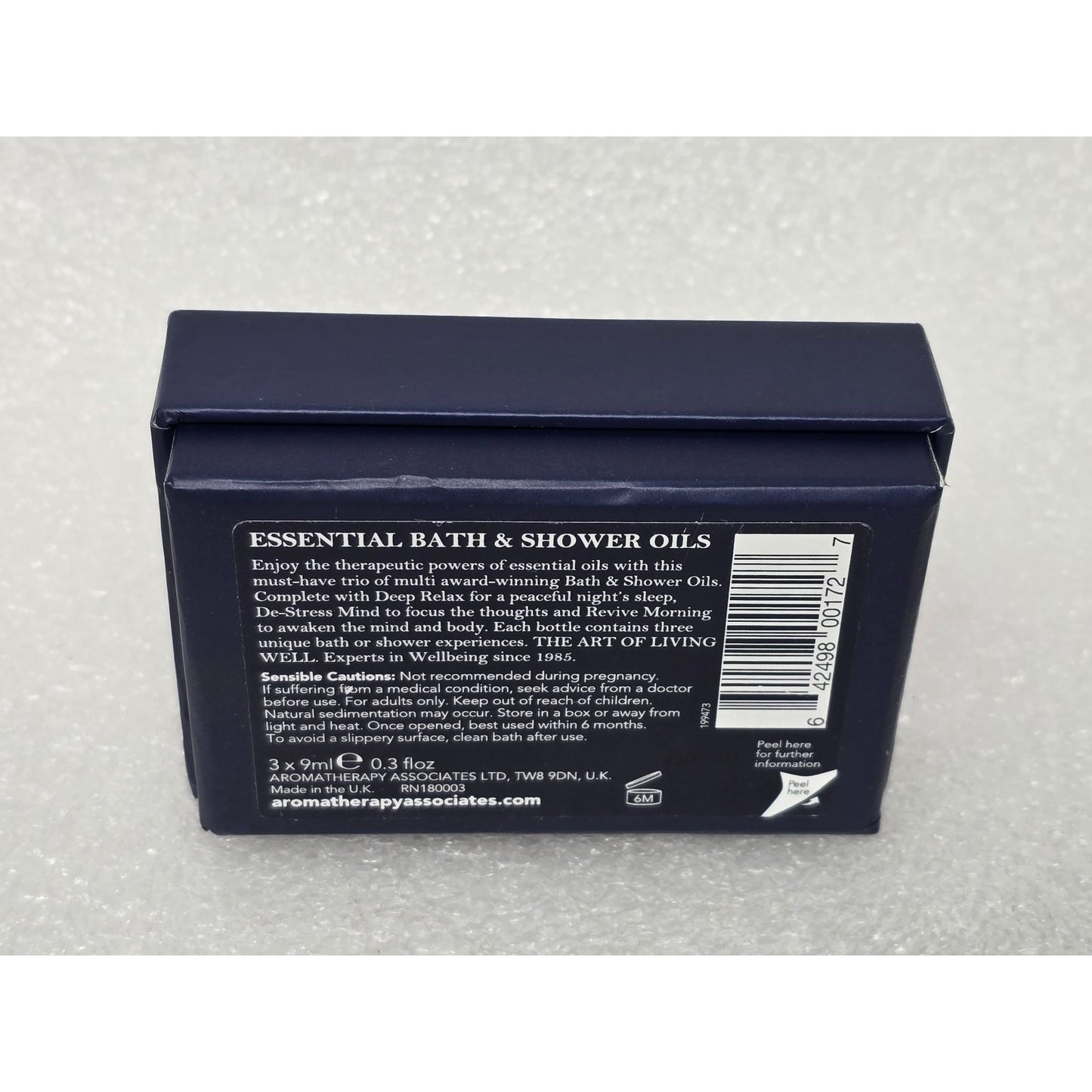 Aromatherapy Associates Essential Bath & Shower Oils 3 Pc Gift Set