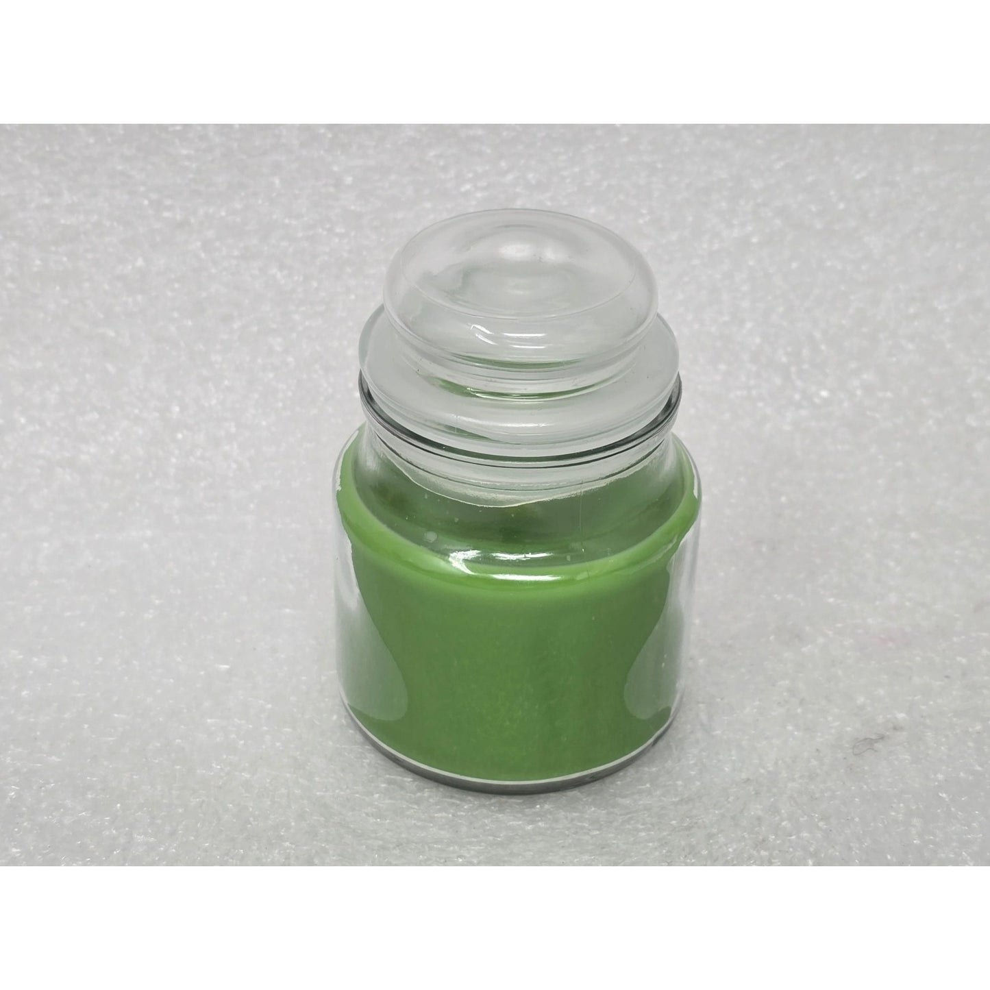 Mainstays Sweet Apple Manzana Dulce Scented Green 3 Oz Jar Candle With Lid