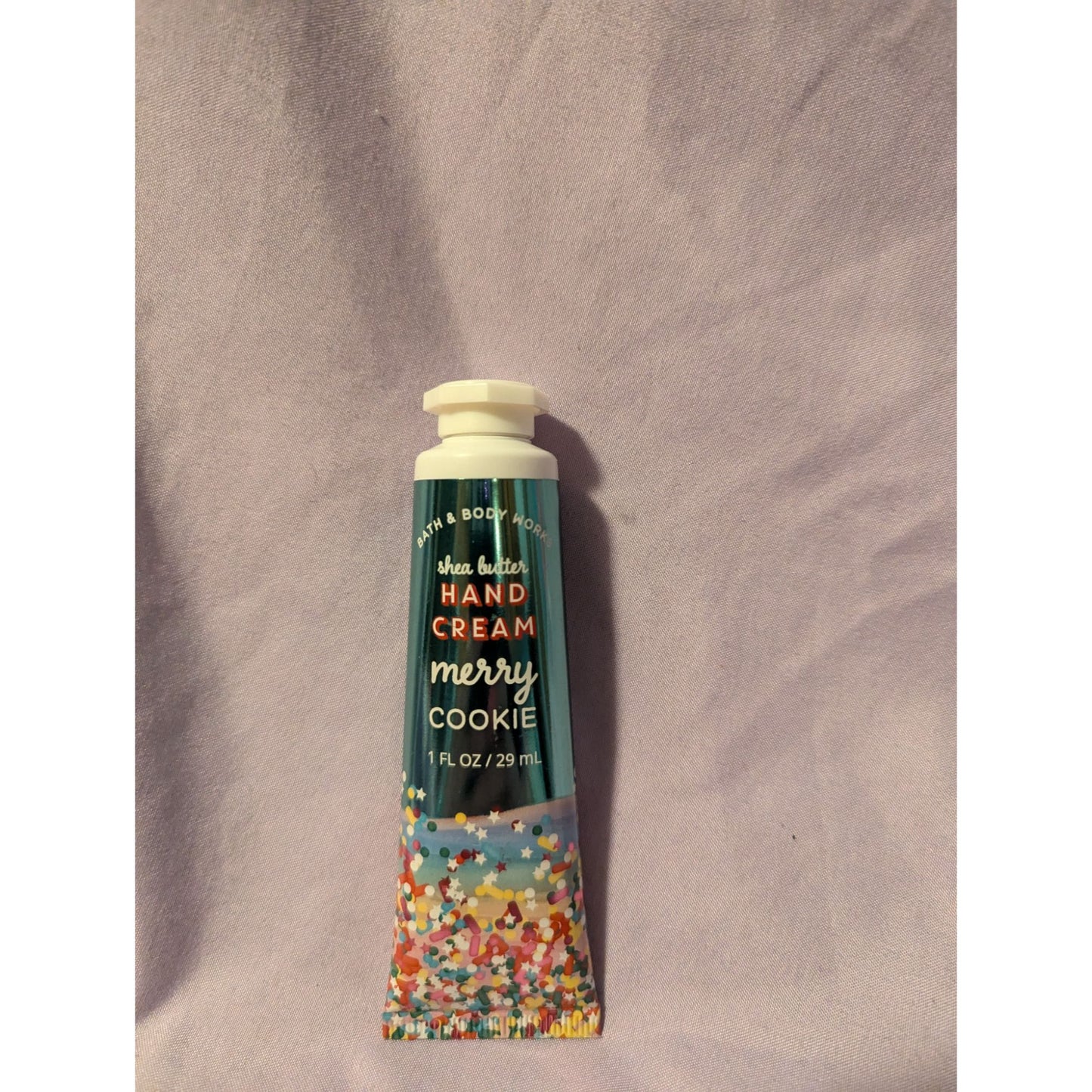 Bath & Body Works Merry Cookie Hand Cream 1 Oz Shea Butter Moisturizing Travel