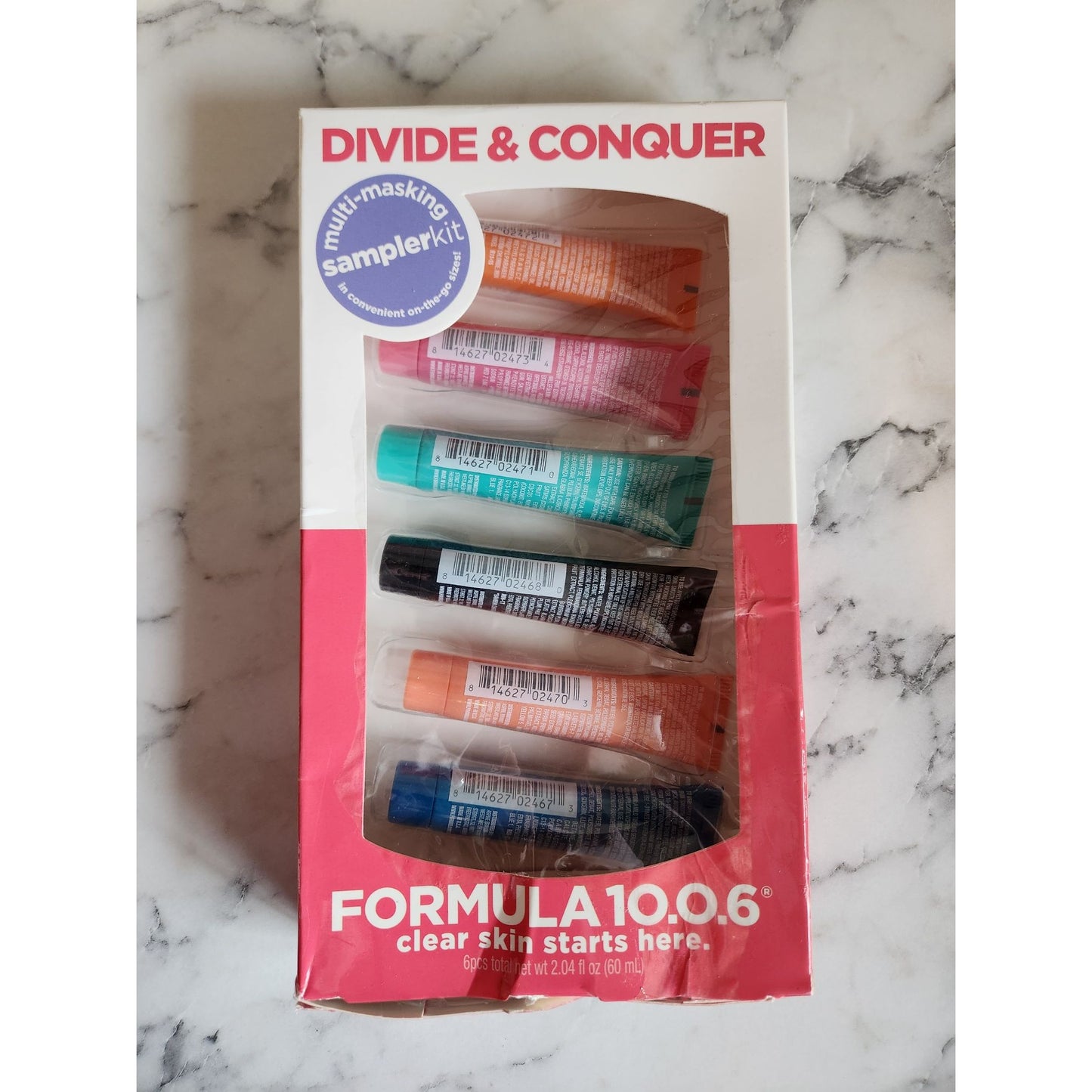 Formula 10.0.6 Multi-Masking Sampler Kit With 6 Face Masks Skincare Gift Set