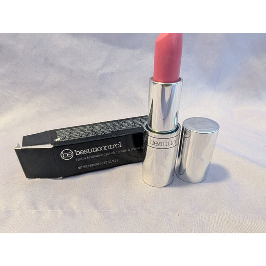 Beauticontrol Hydras Brilliance Lipstick Candy Bonbon Pink 0.12 Oz Silver Tube