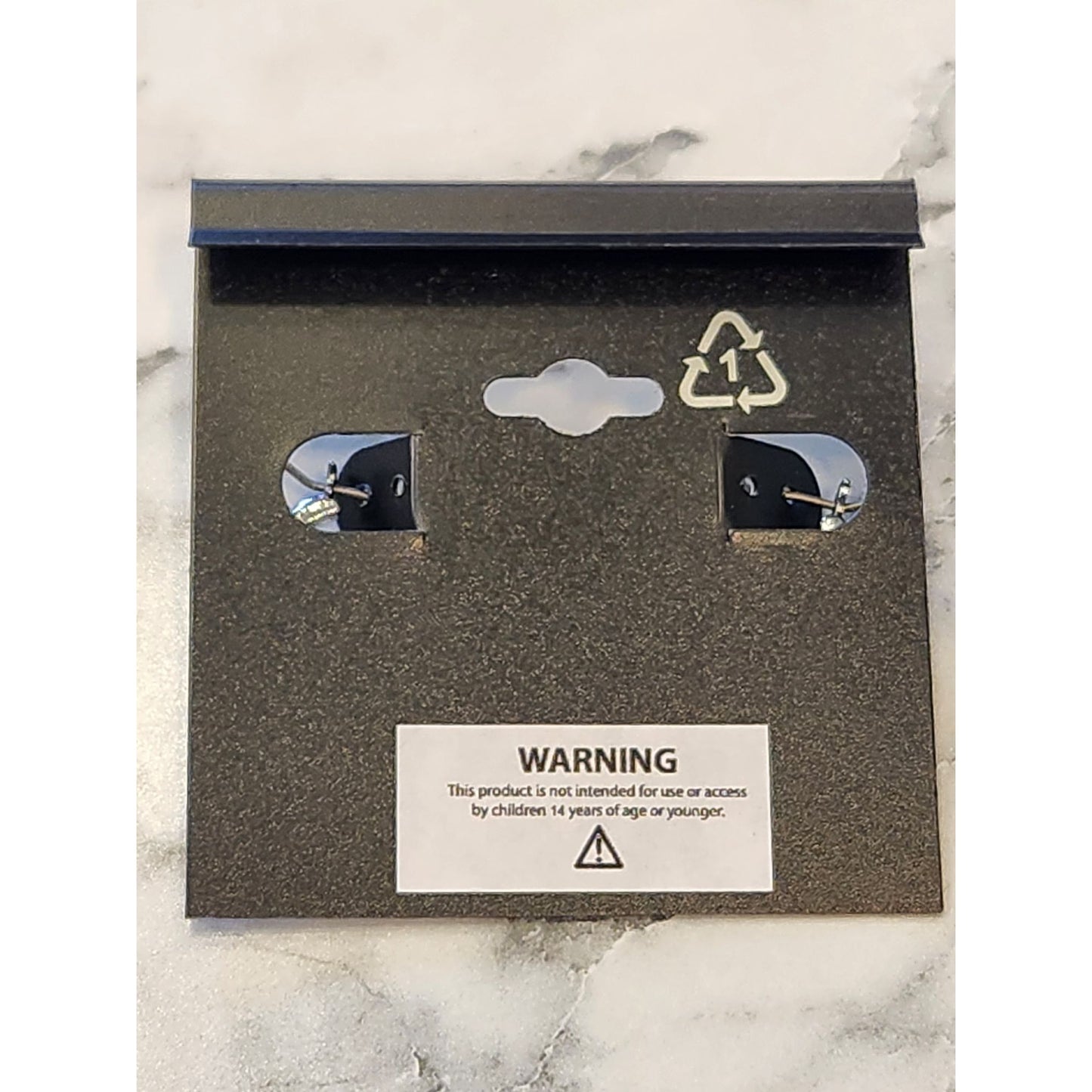 Napier Silver-Tone Hoop Earrings With Green & Clear Gemstone Accents