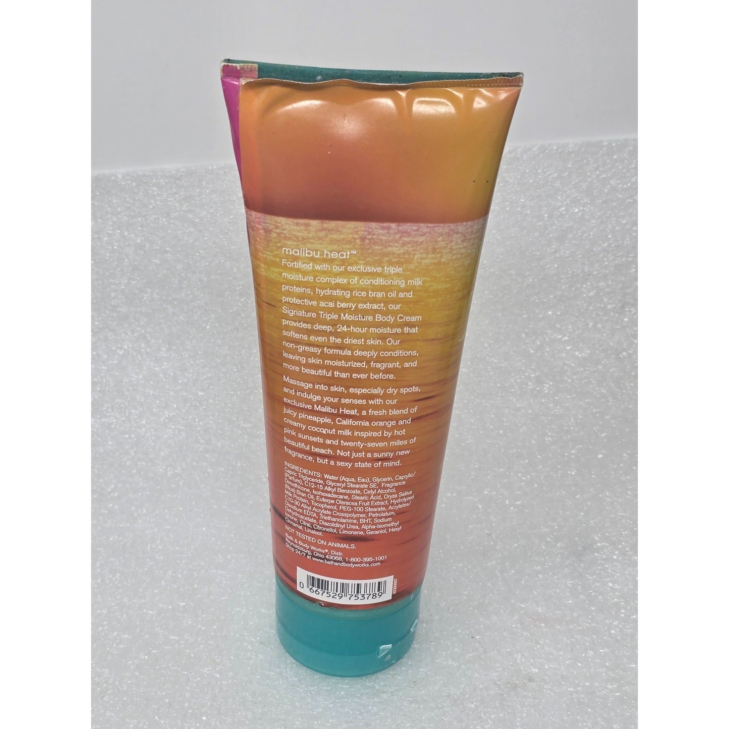 Bath & Body Works Malibu Heat Body Cream Signature Collection Triple Moisture