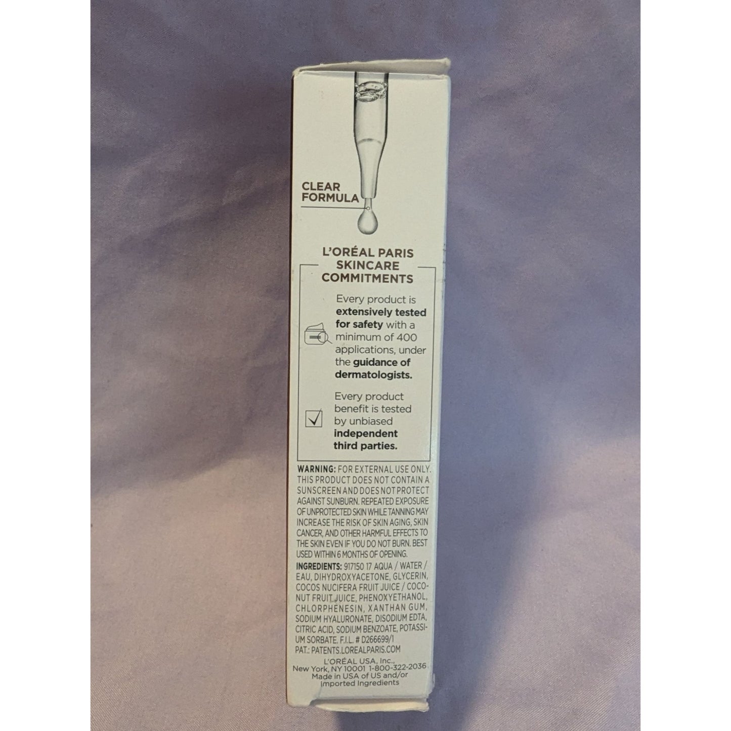 LOréal Paris Sublime Bronze Self-Tanning Facial Drops For Face Fragrance-Free