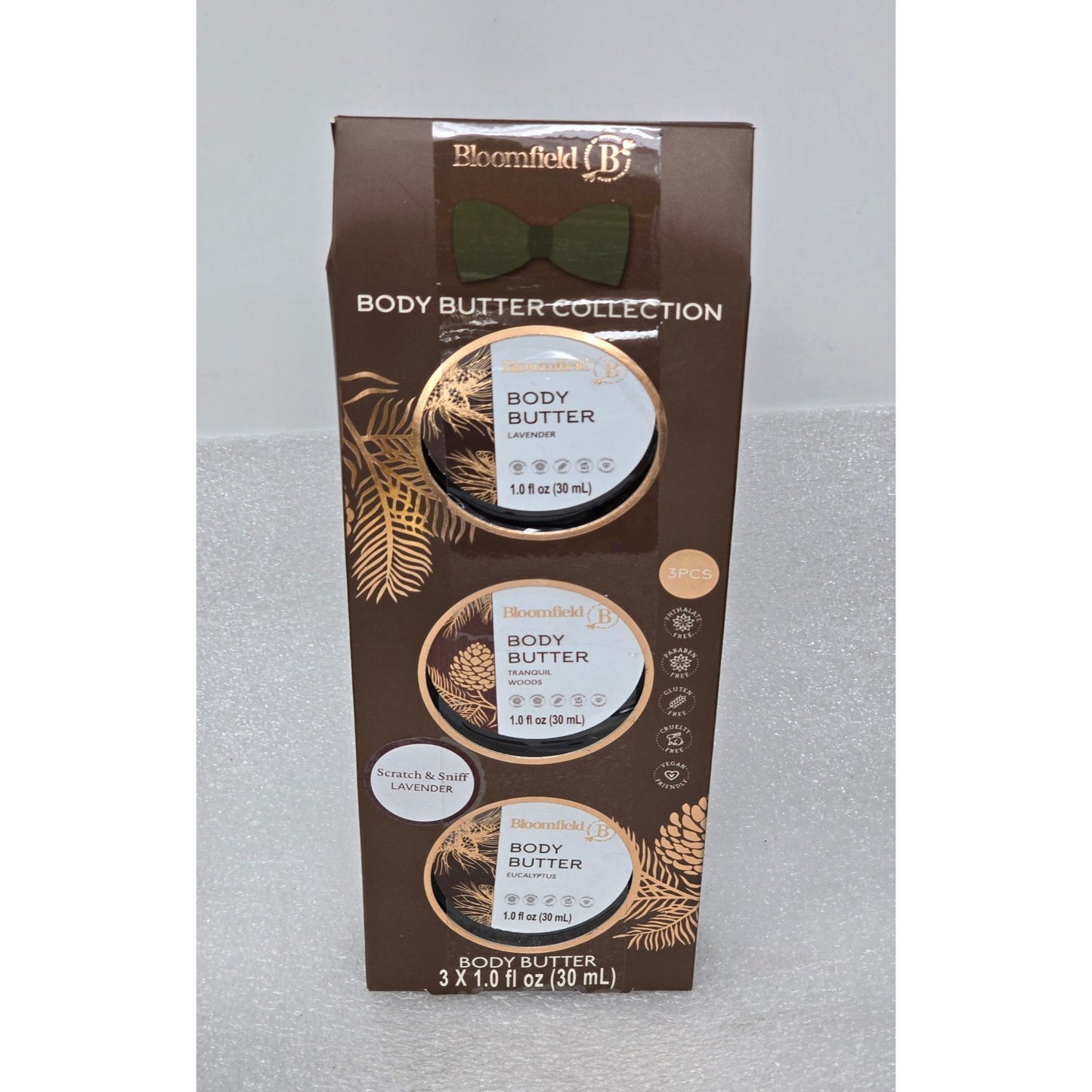 Bloomfield Body Butter Collection 3-Pack Lavender Tranquil Woods & Eucalyptus