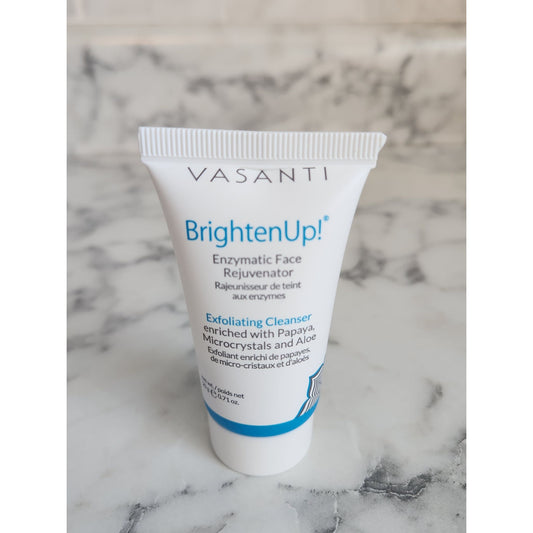 Vasanti BrightenUp! Enzymatic Face Rejuvenator Exfoliating Cleanser 20g Travel Size