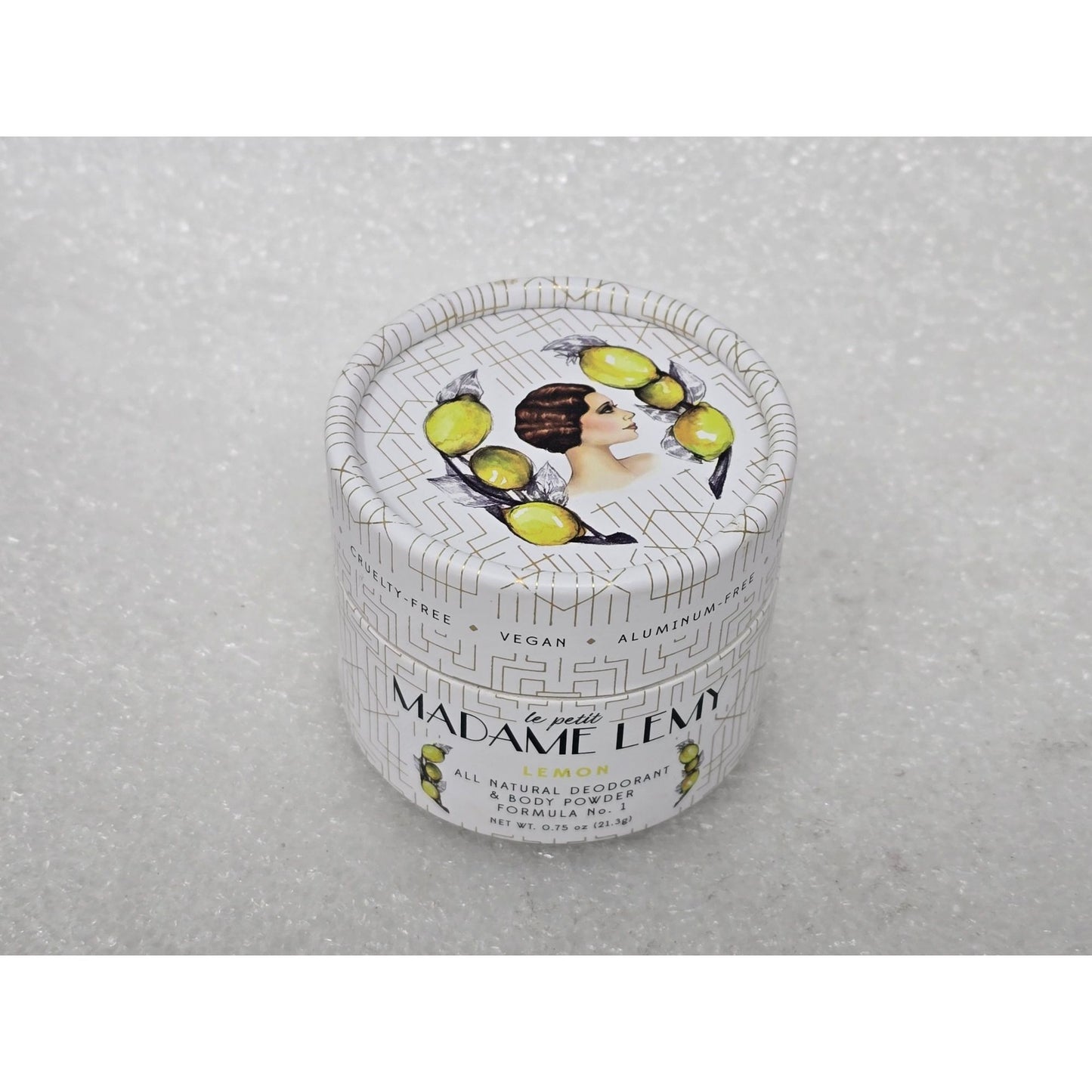 La Petite Madame Lemy Lemon All-Natural Vegan Deodorant & Body Powder Formula 1