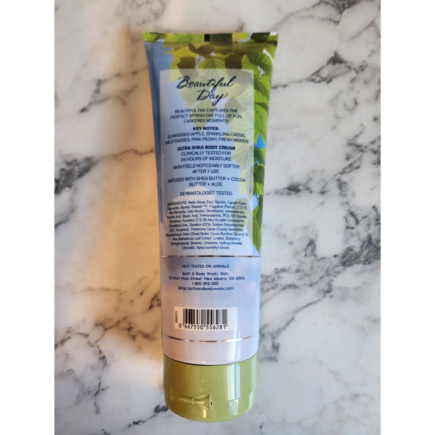 Bath & Body Works Beautiful Day Ultra Shea Body Cream 8 Oz 24 Hour Moisture