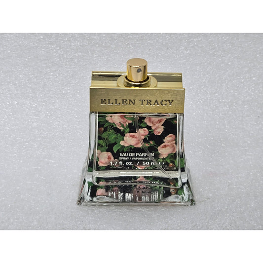 Ellen Tracy Eau De Parfum Perfume 1.7 Oz Spray Bottle Floral Design Missing Cap