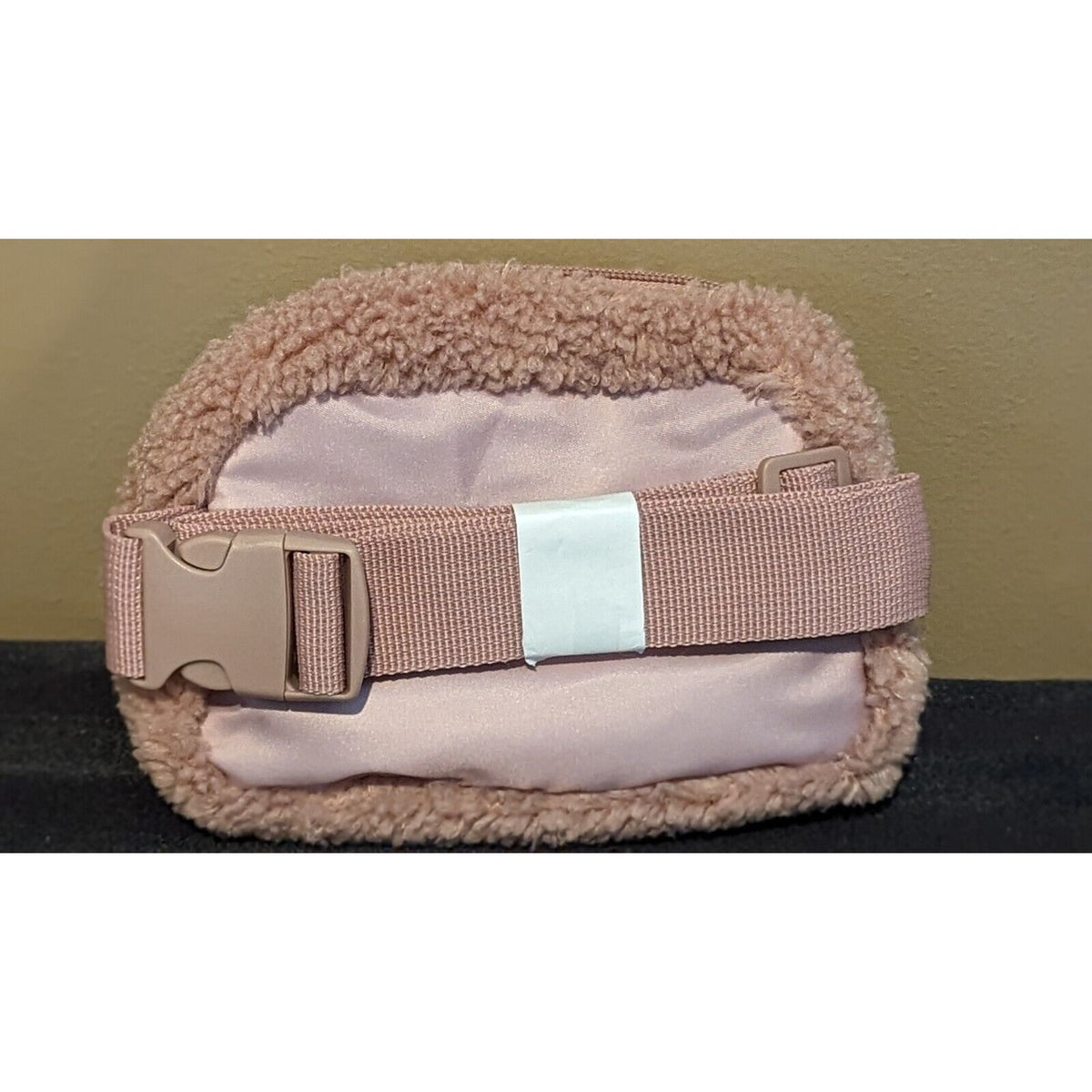 ULTA Beauty Sherpa Fleece Fanny Pack Belt Bag Pouch Pink