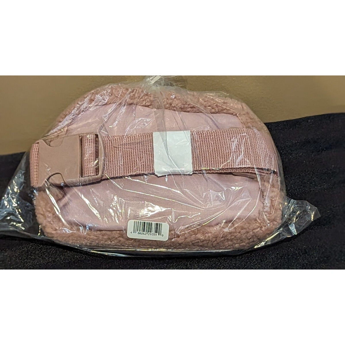 ULTA Beauty Sherpa Fleece Fanny Pack Belt Bag Pouch Pink