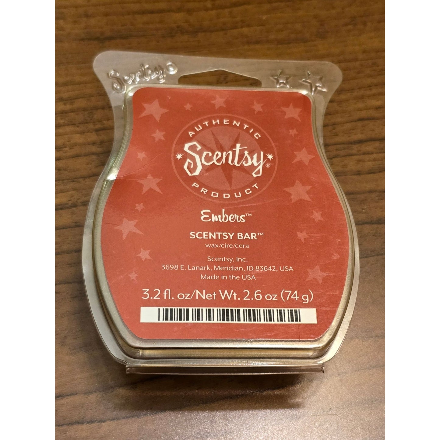 Scentsy Embers Scented Wax Bar 2.6 Oz Authentic Home Fragrance Melts