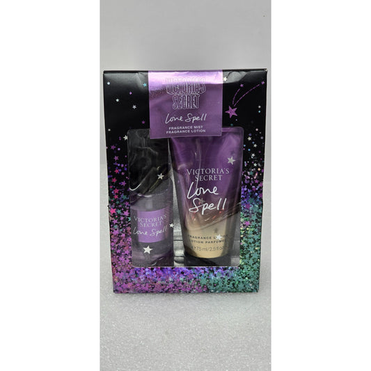 Victorias Secret Love Spell Fragrance Mist & Lotion Gift Set 2.5 Fl Oz Each