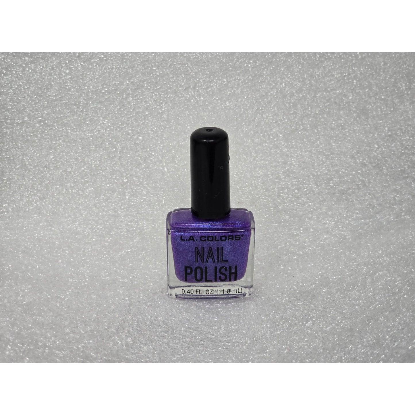 L.A. Colors Purple Nail Polish Shimmer Finish Long-Lasting Formula